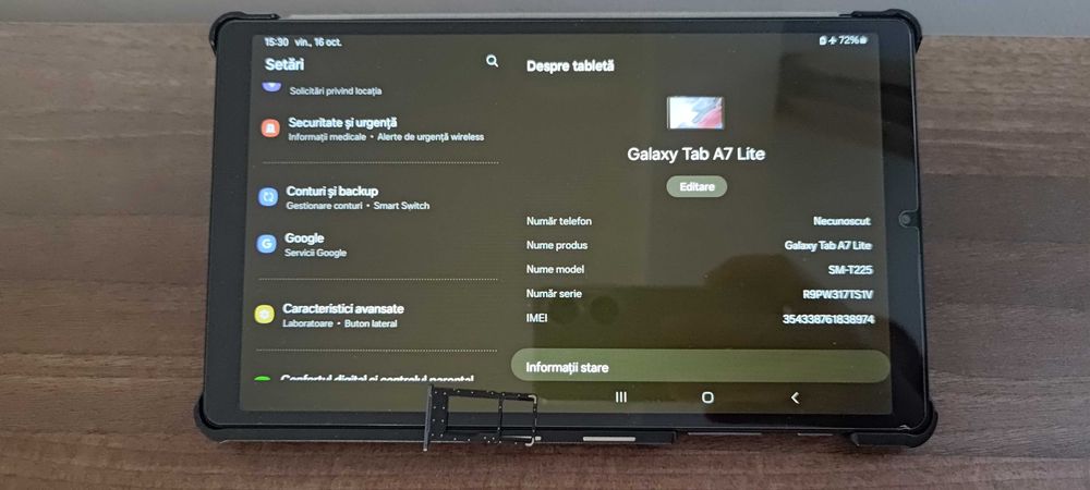 Tableta Samsung Galaxy Tab A7 Lite 4G