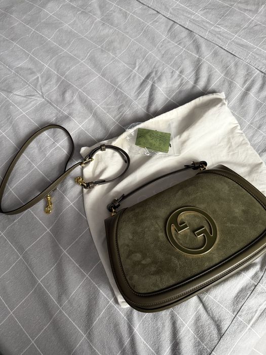 Geantă Gucci piele naturala (combinatie texturi)