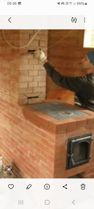 Кладу печи,камины.