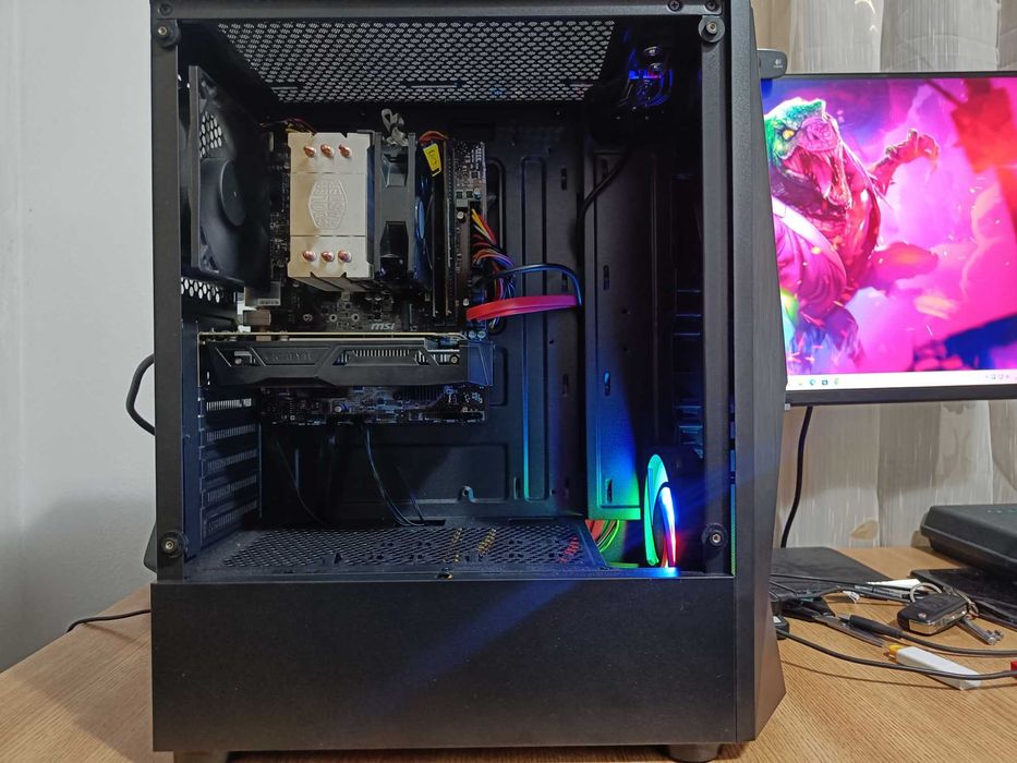 Unitate PC GAMING i7 8700 4.6Ghz/16GB DDR4/GTX1050TI 4GB/SSD/HDD GTA V