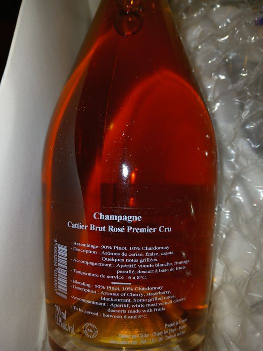 Set sampanie cattier și pahare bohemia