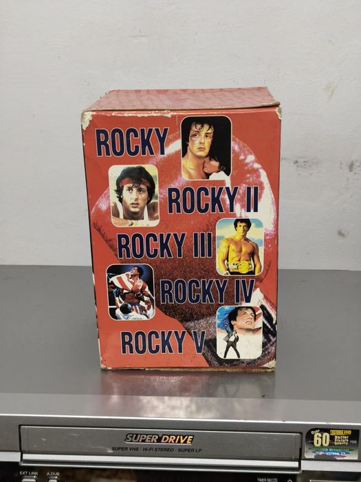 Set Box Rocky 1,2,3,4,5 casete VHS originale