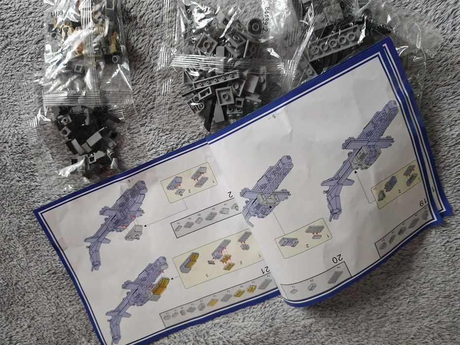 Joc constructii 212 pcs tip Lego elicoptere KAZI cu 2 figurine incluse