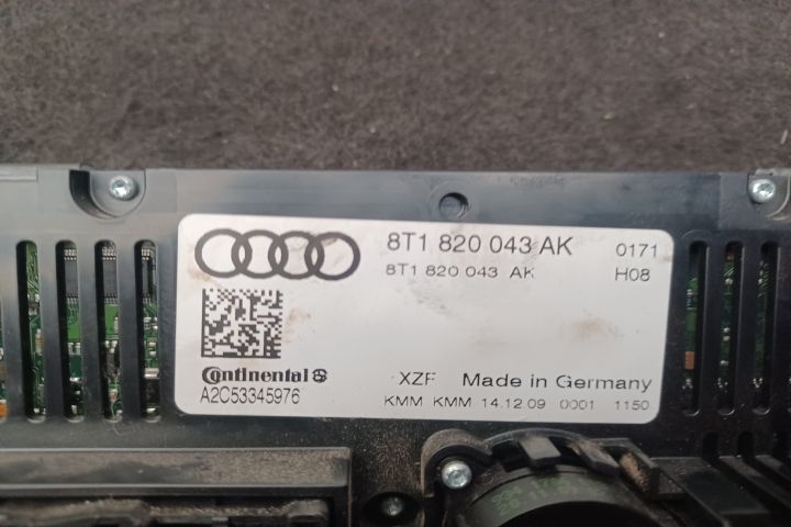 Comanda clima 8T1820043AK 8T1820043AK Audi A5 8T