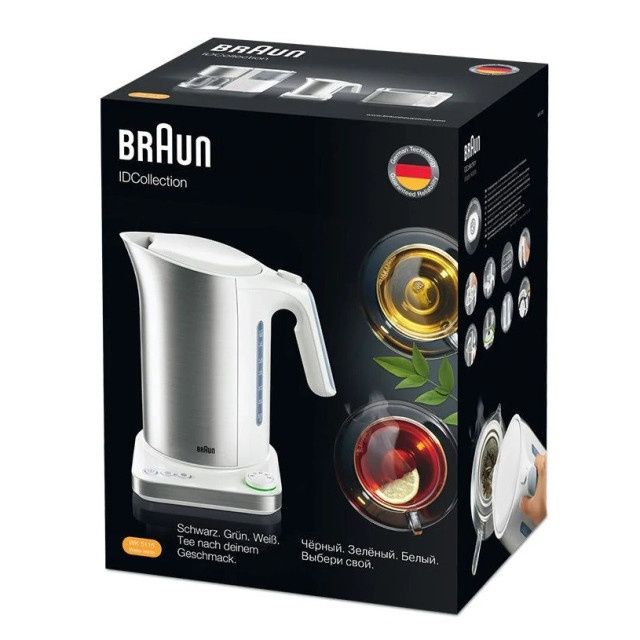 Чайник Braun WK5115BK/WH – качество Braun для вашей кухни