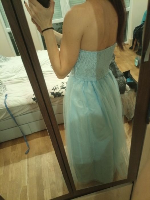 Официална рокля с тюл