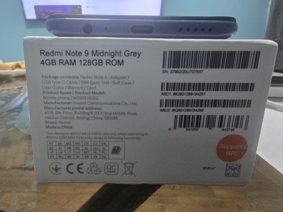 Redmi Note 9 4GB 128GB