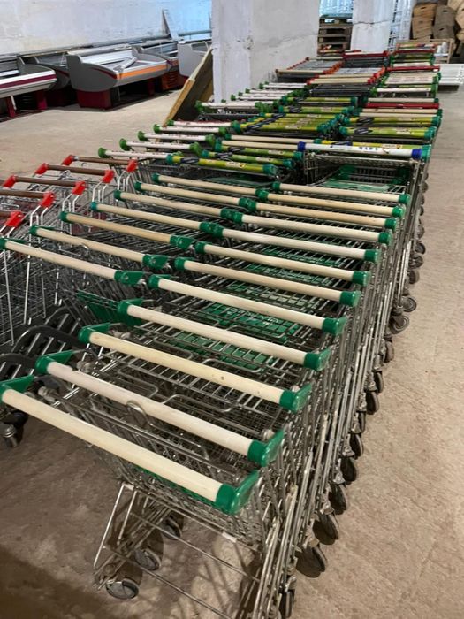 Тележки торговые б/у