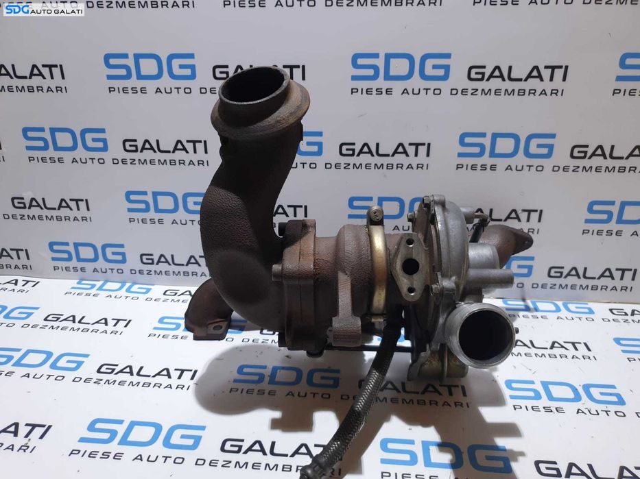 Turbo Turbina Turbosuflanta cu Galerie Evacuare Citroen Berlingo 2.0 HDI 1999 - 2011 Cod 9639563080 [B3807]