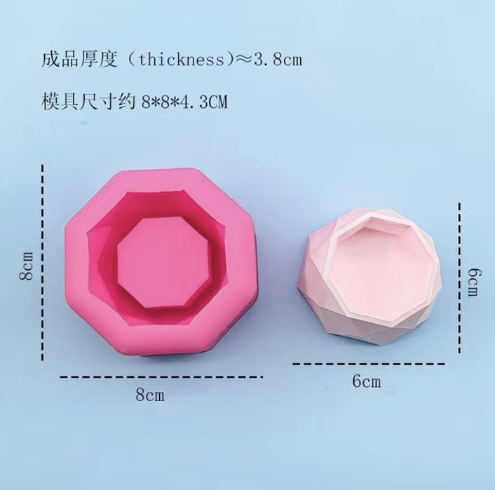 Форма силиконовая для подсвечника