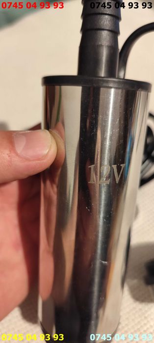 pompa orice lichid apa combustibili ulei la 12v cu filtru si crocodili