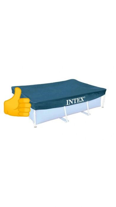 Продам каркасный бассейн 2*3 intex плюс тент