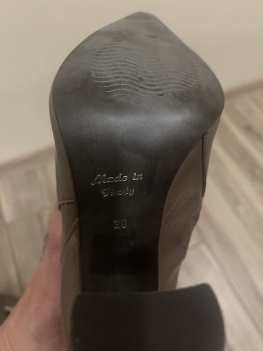 Ботуши-цвят каки