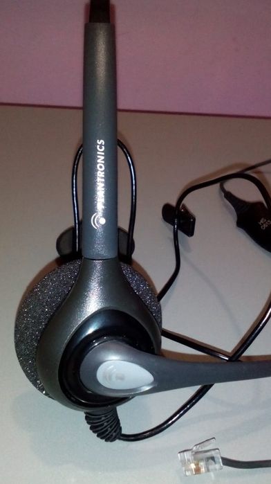 Новая Телефонная гарнитура Plantronics наушники и микрофон!