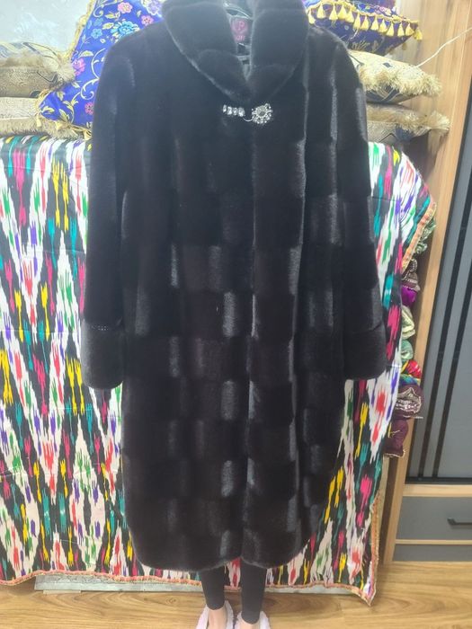 Норковая шуба элегантный