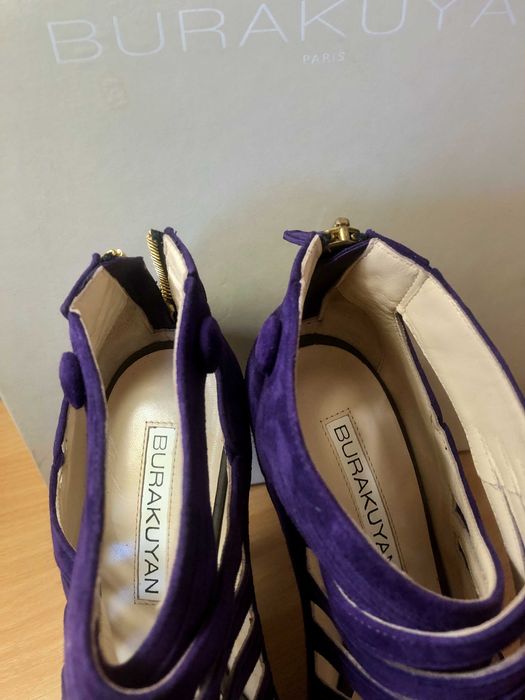 Pantofi Dama - Burak Uyan - Cutout suede sandals