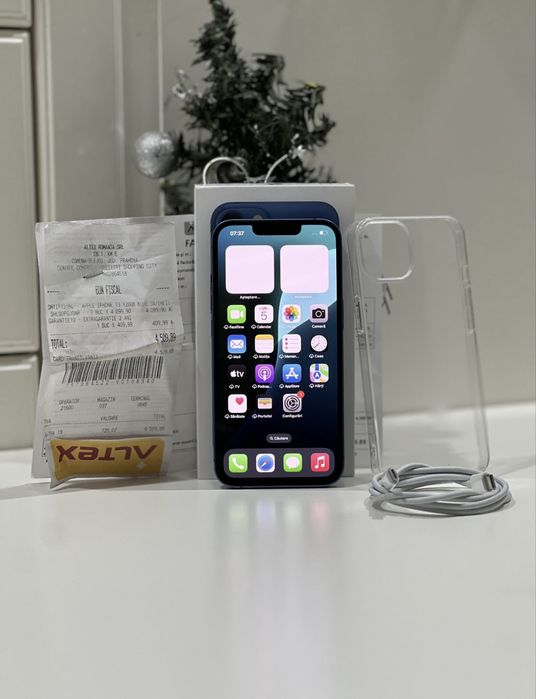 iPhone 13 • 128GB • Blue • 86% baterie • Fullbox • Factura + Garantie