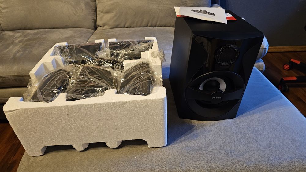 Boxe 5.1 Fenda F3800X, 80W RMS, Bluetooth 4.0, USB/SD card reader, FM