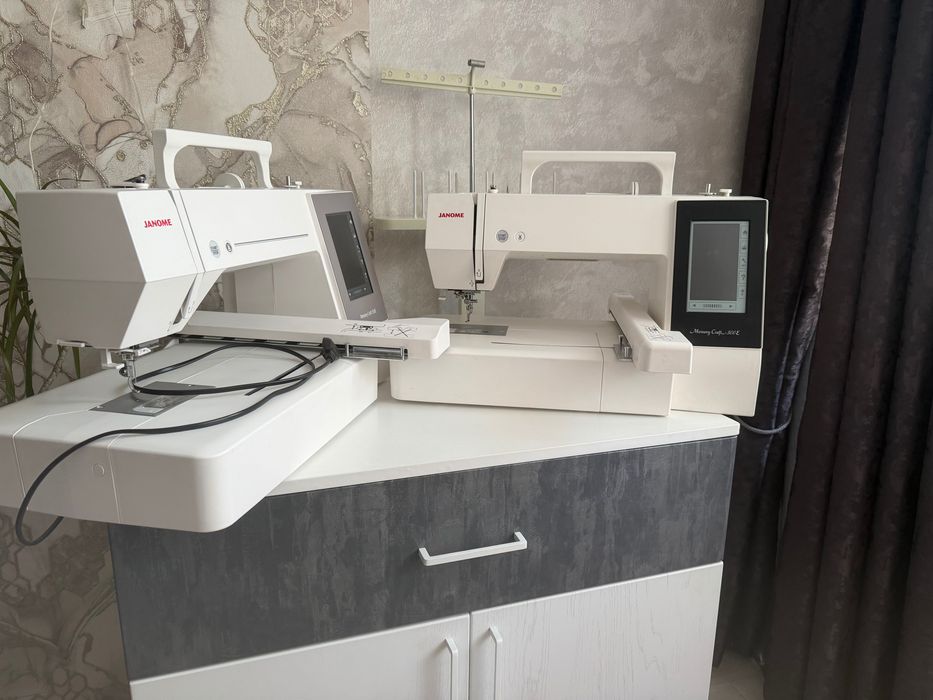 Вышивальные машины Janome 500E и Janome 550E