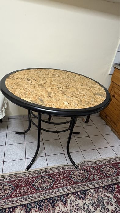 Спешно!!!Кръгла маса метална