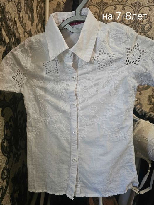 Рубашки на девочку 7,8,9,10,11,12 лет