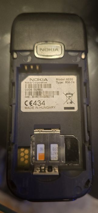Telefon Colectie: Nokia 6030 Black
