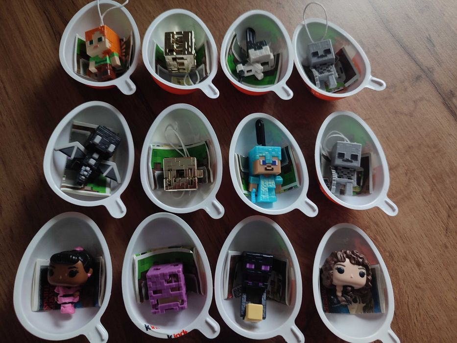 фигурки kinder joy minecraft