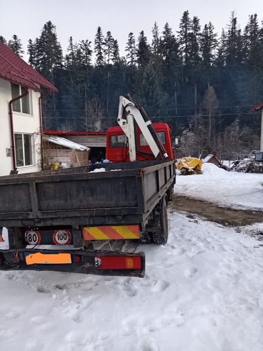 Vând iveco Fiat cu macara basculabil