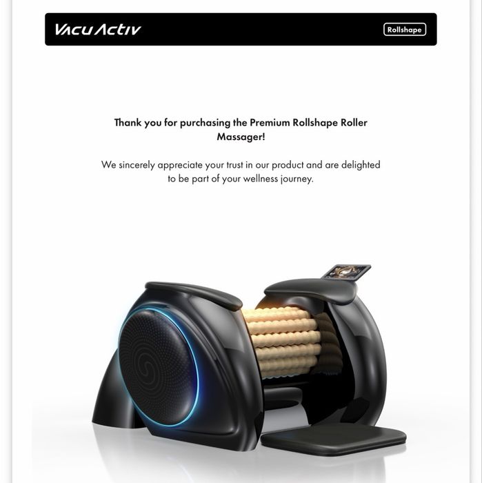 Vacuactiv rollshape exclusiv touch plus, nou.