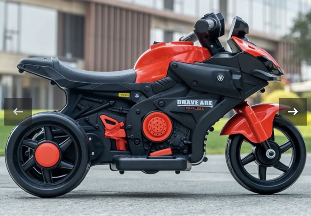 Motocicleta Electrica Cu Acumulator Pentru Copii Cu Melodii Si Lumini, 6V, 3 Roti Produs Nou !! Garanție !!