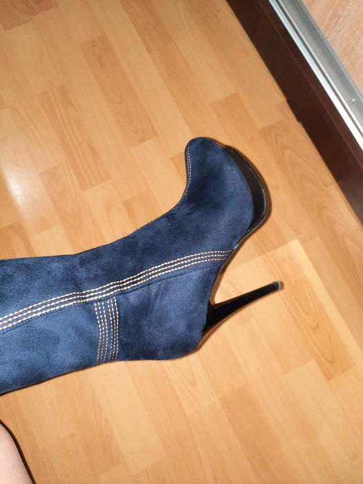 Cizme catifea marimea 38