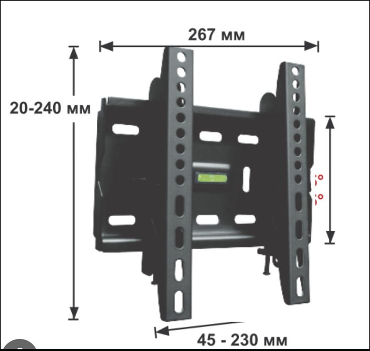 Кронштейн для ТВ 32–80 дюймов (новый)