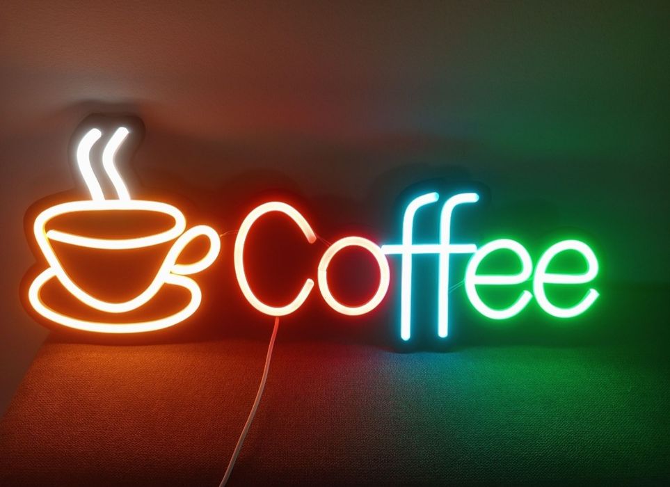 Светеща табела Coffe Кафе