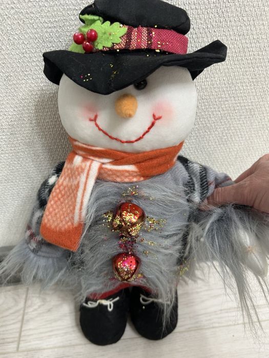 Снеговик новогодняя игрушка