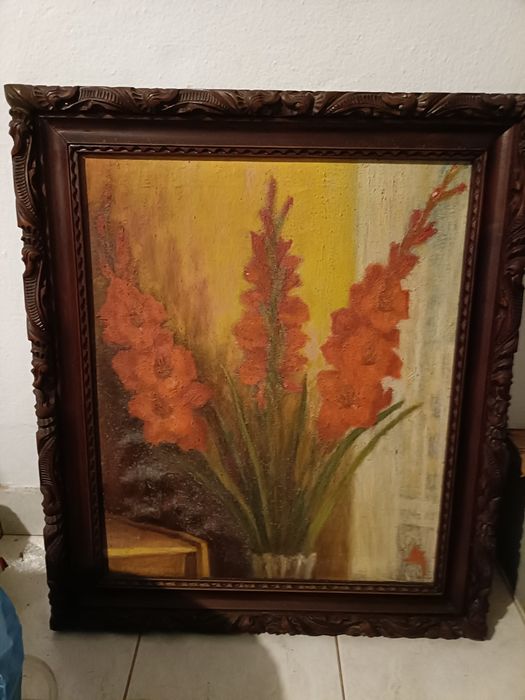 Picturi cu ramă sculptată manual