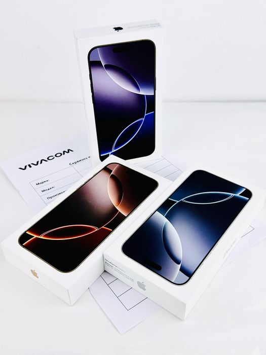 НОВ! Apple iPhone 16 Pro Max 256GB Black / Desert / White 2г. Гаранция