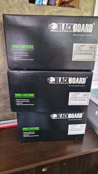 Тонер касетки 3броя, 3цвята за HP toner