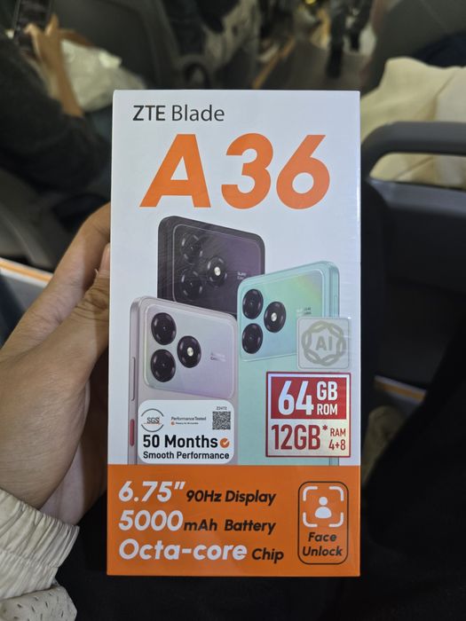 Новый ZTE BLADE A36 срочноо
