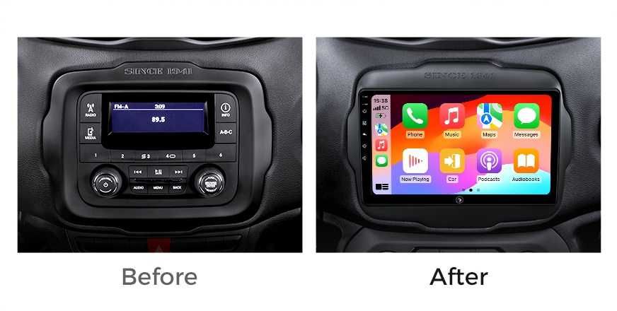 Jeep Renegade 2016 - 2020 Мултимедия Навигация Android