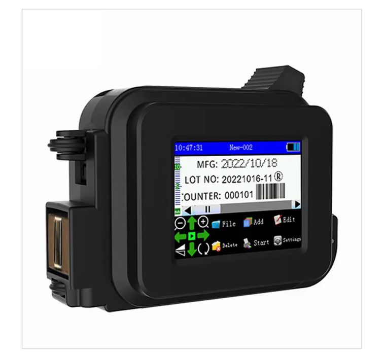 Маркиратор датер дата сана ручной принтер QR штрих код апарат