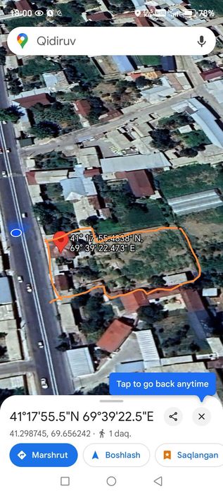 Toshkent viloyati Parkent tumanida sentirga yaqin uchaska sotiladi!
