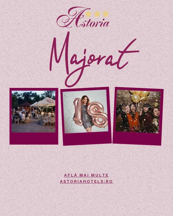 Organizăm majorate, nunți, botezuri