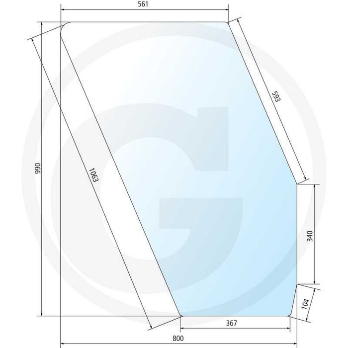 Geam usa fiat tractor fiat ford