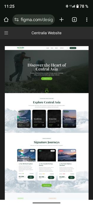 Bir sahifali web sayt xizmatlari