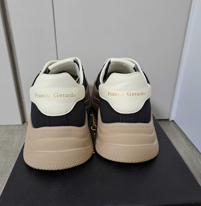 Pantofi noi dama piele naturala + textil Rya by Franco Gerardo