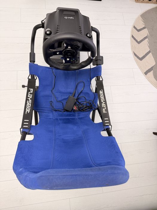 Scaun gaming PLAYSEAT Challenge Playstation Edition, albastru