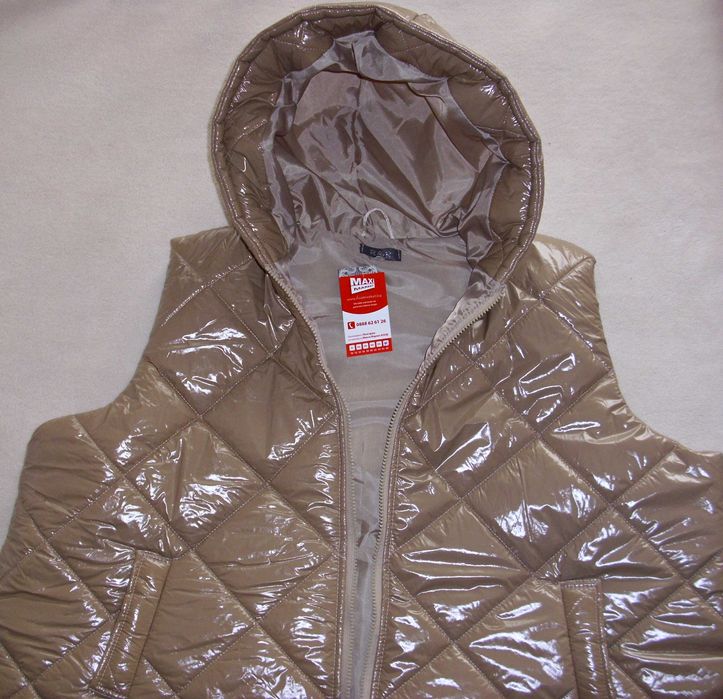 Страхотна МАКСИ грейка/елек - ЛАЧЕН - капучино - реален 6ХЛ