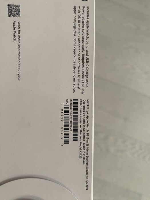 Apple Watch SE (Gen 2) 40mm