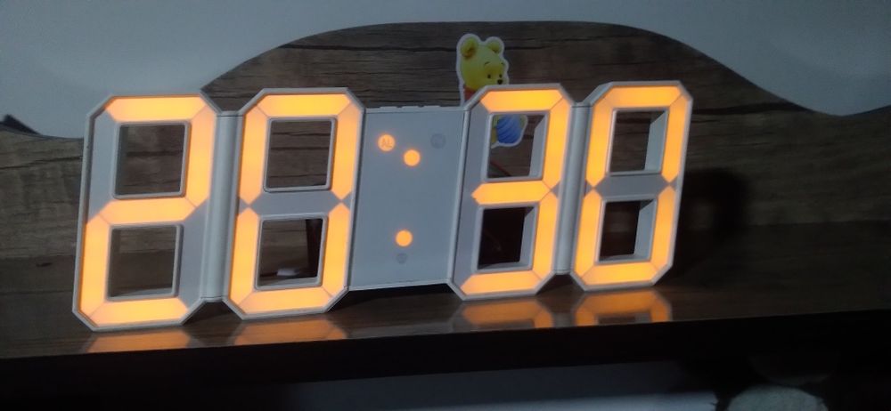 3D soat uy ofis uchun 220v ac, 5v dc