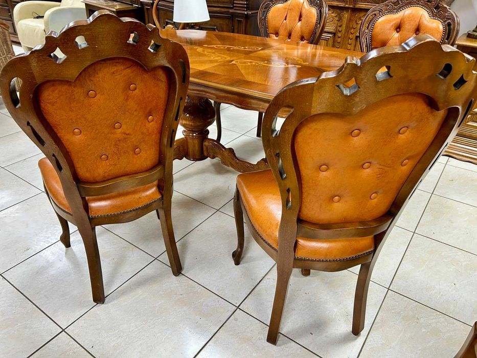 Класически трапезен комплект – маса с 4 стола  Холандия